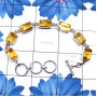 Citrine B - SPB911-Direct Factory 925 Silver with Genuine Cut n Cab Gemstone