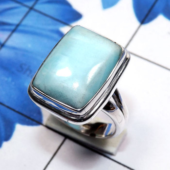 Blue Aragonite A - SBA995-Blue Aragonite 925 Sterling Silver Manufacturer Stunning 