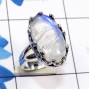 Rainbow Cab F - SDR781-Genuine Cut n Cab Gemstone Made in 925 Silver Handmade Wh