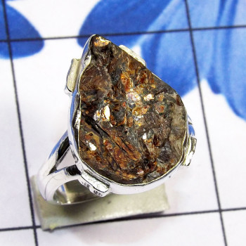 Astrophyllite Druzy B - DAS996-Astrophyllite Druzy 925 Sterling Silver Handmade Wholesal