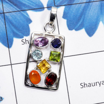 Chakra Stone O - CHP985-925 Sterling Silver Seven Chakra Gemstone Wholesale Penda Chakra Stone O - CHP985-925 Sterling Silver Seven Chakra Gemstone Wholesale Penda