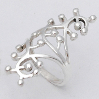 Plain Silver Ring C - SCR888-925 Sterling Silver Wholesale  Casting Ring In India
