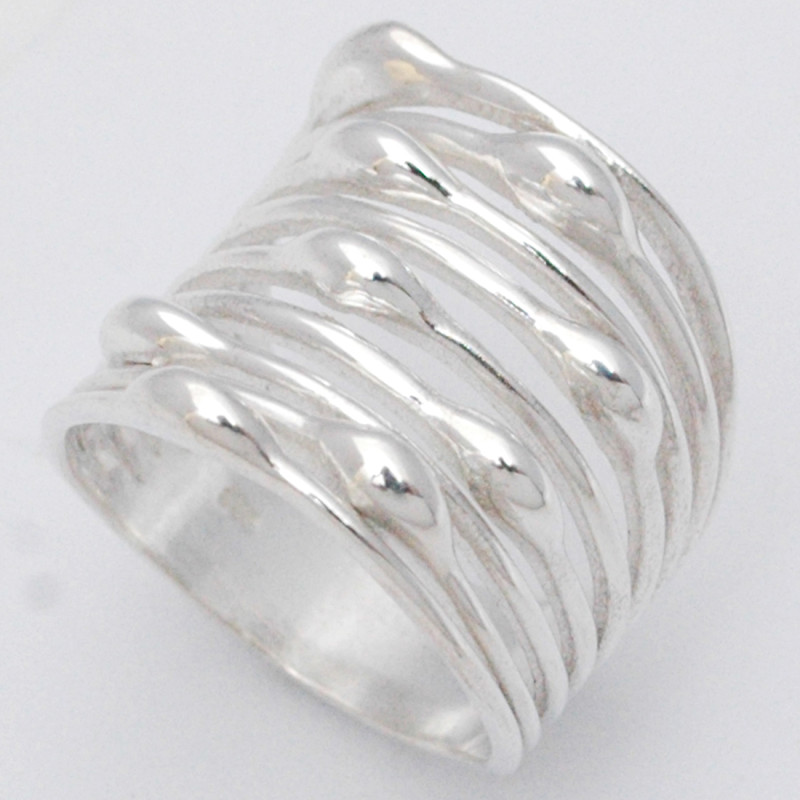 Plain Silver Ring E - SCR888-925 Sterling Silver Wholesale  Casting Ring In India