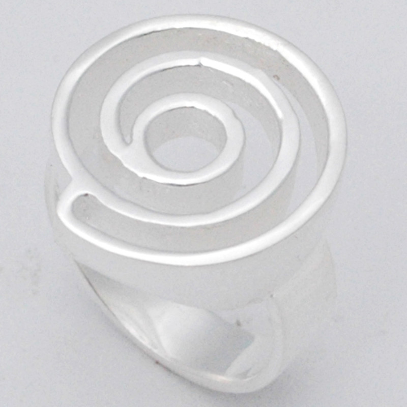 Plain Silver Ring A - SCR887-Plain Casting Ring 925 Sterling Silver Jewelry
