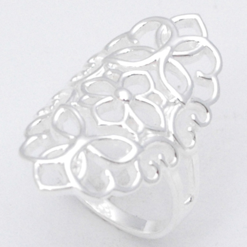 Plain Silver Ring B - SCR887-Plain Casting Ring 925 Sterling Silver Jewelry