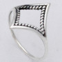 Plain Silver Ring C - SCR886-Wholesale 925 Sterling Silver Plain Casting Ring