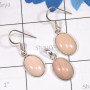 2 Pcs Pink Opal Set A - SBP923-Factory made Earring Pendant Bracelet Set Pink Opal 925 S