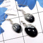 2 Pcs Dendritic Agate Set A - SBP916-Wholesale Bejal Earring Pendant Bracelet Dendritic Agate