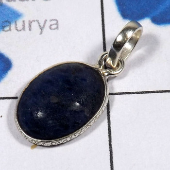 Sodalite Pendant C - SBP905-Sodalite Bejal Pendant Earring Bracelet 925 Sterling Silv