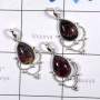 3 Pcs Eudialyte Pendant A - SBP904-Bejal Eudialyte 925 Sterling Silver Handmade Jewellery Co