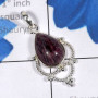 Eudialyte Pendant B - SBP904-Bejal Eudialyte 925 Sterling Silver Handmade Jewellery Co