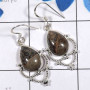 Mashroom Pyrite Earring O - SBP903-Factoty Made Bejal Mashroom Pyrite Handmade 925 Sterling
