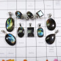 10 Pcs Labradorite Cab D - DOM998-Natural Fire Labradorite 100 Gram Combo Lot 925 Sterling
