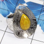 Eclipse D - RSS955 - Fabulous Ring Tibet Turquoise Gem Stone With 925 Sterli