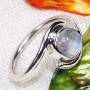 BDR995- 6x6MM Round Geniune Gemstones Indian Factory Made Rings With 925 Sterling Silver Jewellery