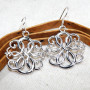 Plain Silver Earring A - PCJ997-Wonderful New Designed Earrings of Plain 925 Sterling Sil