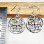 Plain Silver Earring A - PCJ995-Fabulous Earrings of Plain 925 Sterling Silver Jewellery