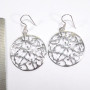 Plain Silver Earring A - PCJ989-925 Sterling Silver Plain Earrings Jewellery With Attract