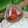 SUN STONE B - SST996- WONDERFUL DESIGNER SUN STONE RINGS WITH 925 STERLING SIL