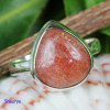 SUN STONE O - SST993- LOVELY WOMEN RINGS WITH SUN STONE MADE IN 925 STERLING S