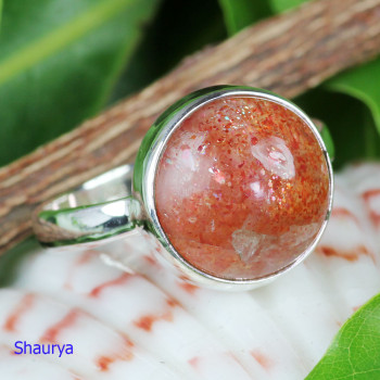 SUN STONE A - SST992- FACTORY MADE DESIGNER SUN STONE RINGS WITH 925 STERLING