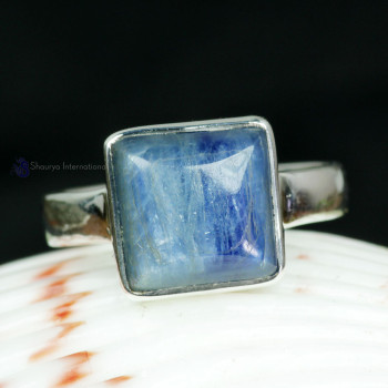 KYNITE CAB O - PSR837- NATURAL KYNITE CAB GEMSTONE PLAIN SETTING RINGS MADE IN KYNITE CAB O - PSR837- NATURAL KYNITE CAB GEMSTONE PLAIN SETTING RINGS MADE IN