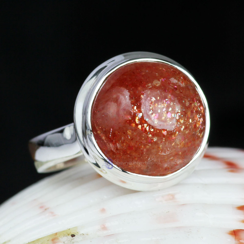 SUN STONE H - SST991- NATURAL SUN STONE FANTASTIC DESIGNER RINGS MADE IN 925 S SUN STONE H - SST991- NATURAL SUN STONE FANTASTIC DESIGNER RINGS MADE IN 925 S