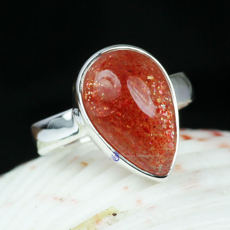 SUN STONE D - SST990- 925 STERLING SILVER BEAUTIFUL SUN STONE RINGS MADE IN IN SUN STONE D - SST990- 925 STERLING SILVER BEAUTIFUL SUN STONE RINGS MADE IN IN