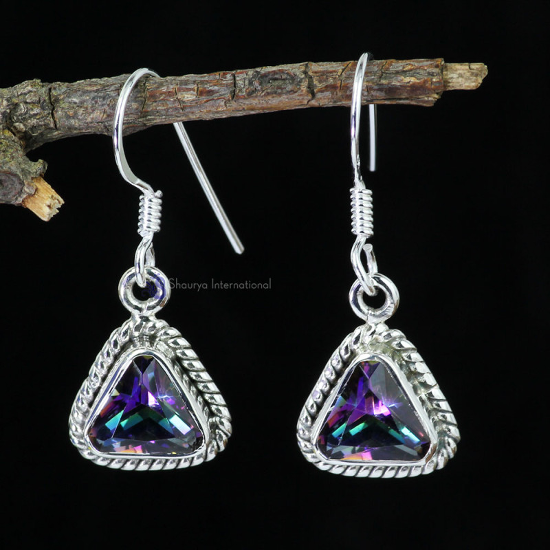 MYSTIC A - XSE957- INDIAN FACTORY MADE TRENDY EARRINGS WITH NATURAL GEMSTON MYSTIC A - XSE957- INDIAN FACTORY MADE TRENDY EARRINGS WITH NATURAL GEMSTON