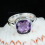 AMETHYST CUT A - BDR961- NEW MULTI DESIGNED NATURAL AMETHYST GEMSTONE RINGS MADE 