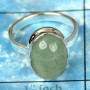 AQUAMARINE A - PSR819- EXCLUSIVE NATURAL GEMSTONE PLAIN SETTING RINGS MADE IN 9