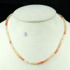 MOONSTONE A - BDN960- GENUINE GEMSTONE BEADS BEAUTIFUL NECKLACE MADE IN 925 ST