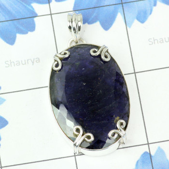 SUN STONE IOLITE C - FSP960-925 STERLING SILVER SUN STONE IOLITE GEMSTONE FREE SIZE B