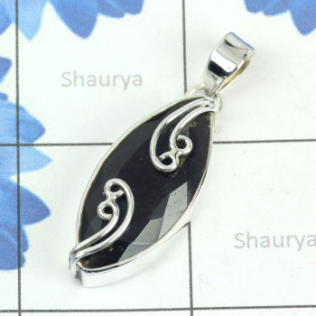 SUN STONE IOLITE A - FSP959-FREE SIZE SUN STONE IOLITE GEMSTONE PENDANT WITH 925 STER