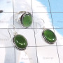 2Pcs Green Aventurine C - CBS979-Wholesale 2Pcs Ring & Earring Lot With Multi Cab Gemstone