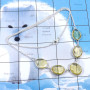 21inch Yellow Quartz I - BZN989-Indian Factory Made Beautiful Bezal Necklaces With 925 St