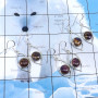 3Pairs Mohave Amethyst Copper C - SBP888-Mohave Amethyst Copper Gemstone Wholesale 3Pairs Bezel Ea
