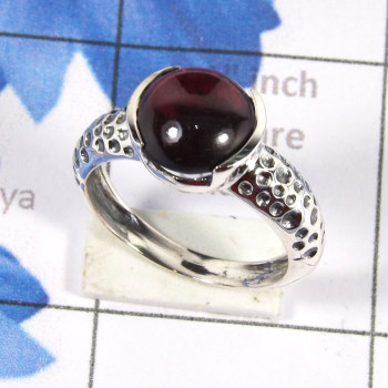 Garnet Cab D - SDR715-Graceful Multi Designer Rings Jewellery With Semiprecious Garnet Cab D - SDR715-Graceful Multi Designer Rings Jewellery With Semiprecious
