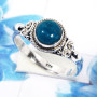 Neon Blue Apatite D - RBS963-925 Sterling Silver Stunning Designer Wholesale Handmade