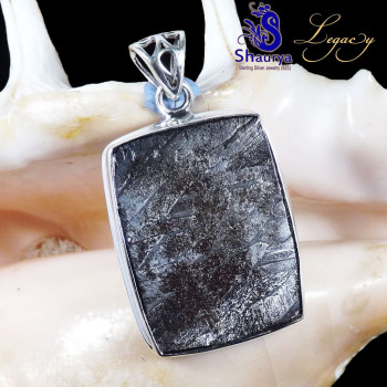 Meteroite A - WFJ911-925 Sterling Silver Glamorous Gemstone Meteroite Wholesal