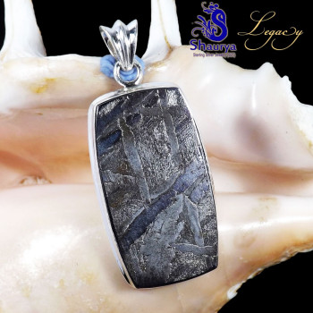 Meteroite O - WFJ911-925 Sterling Silver Glamorous Gemstone Meteroite Wholesal