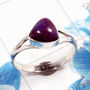 Purple Turquoise G - RBS961-925 Sterling Silver Fabulous Purple Turquoise Gemstone Ha