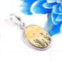 German Psilomelane Dendrite C - BPS957-925 Sterling Silver Charming Factory Handmade Bezel Penda