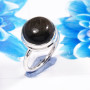 Obsidian Rainbow D - STK966-Glamorous Obsidian Rainbow 925 Sterling Silver Handmade R