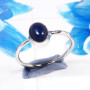 Lapis Lazuli A - RSS926-925 Sterling Silver Gorgeous Fashionable Preety Design Ri