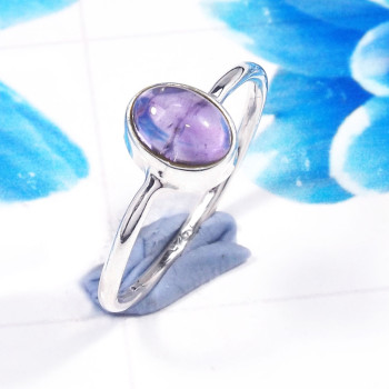 Amethyst G - RSS926-925 Sterling Silver Gorgeous Fashionable Preety Design Ri Amethyst G - RSS926-925 Sterling Silver Gorgeous Fashionable Preety Design Ri