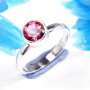 Pink Topaz J - RSS926-925 Sterling Silver Gorgeous Fashionable Preety Design Ri