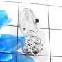 Nails Ring A - SNR993-Charming 925 Sterling Silver Factory Handmade Nails Ring