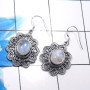 Rainbow Moonstone J - CES953-925 Sterling Silver Gorgeous Designer Handmade Earring