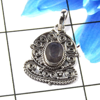 Labradorite Cut A - SD661-Trendy Look 925 Sterling Silver Pendants Designer Fashioin
